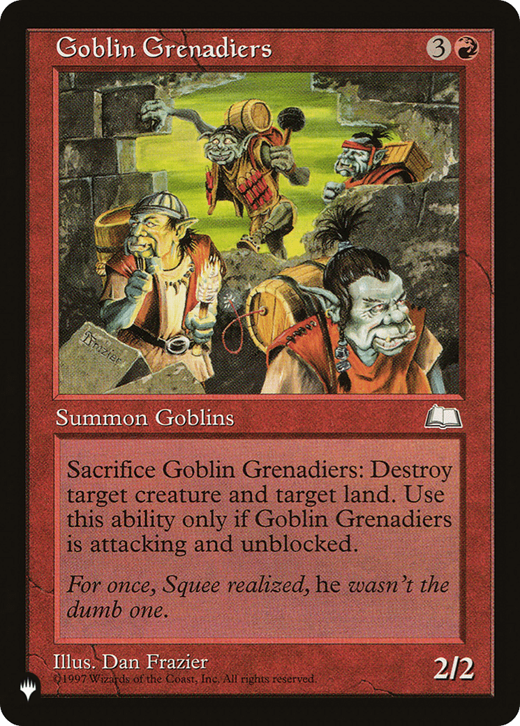 Goblin Grenadiers [The List] - Card Brawlers