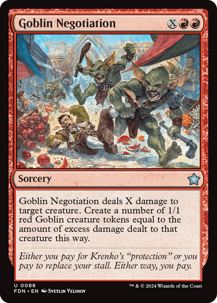 Goblin Negotiation [Foundations] - Card Brawlers