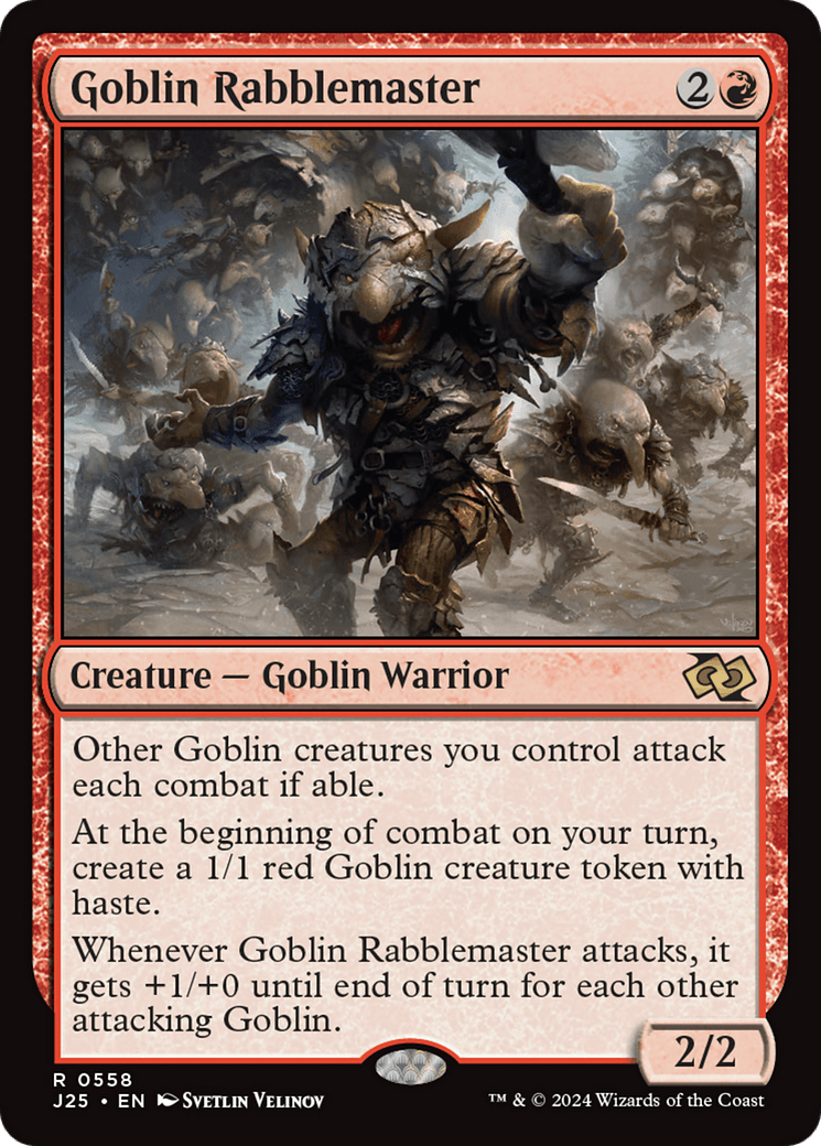 Goblin Rabblemaster [Foundations Jumpstart] - Card Brawlers