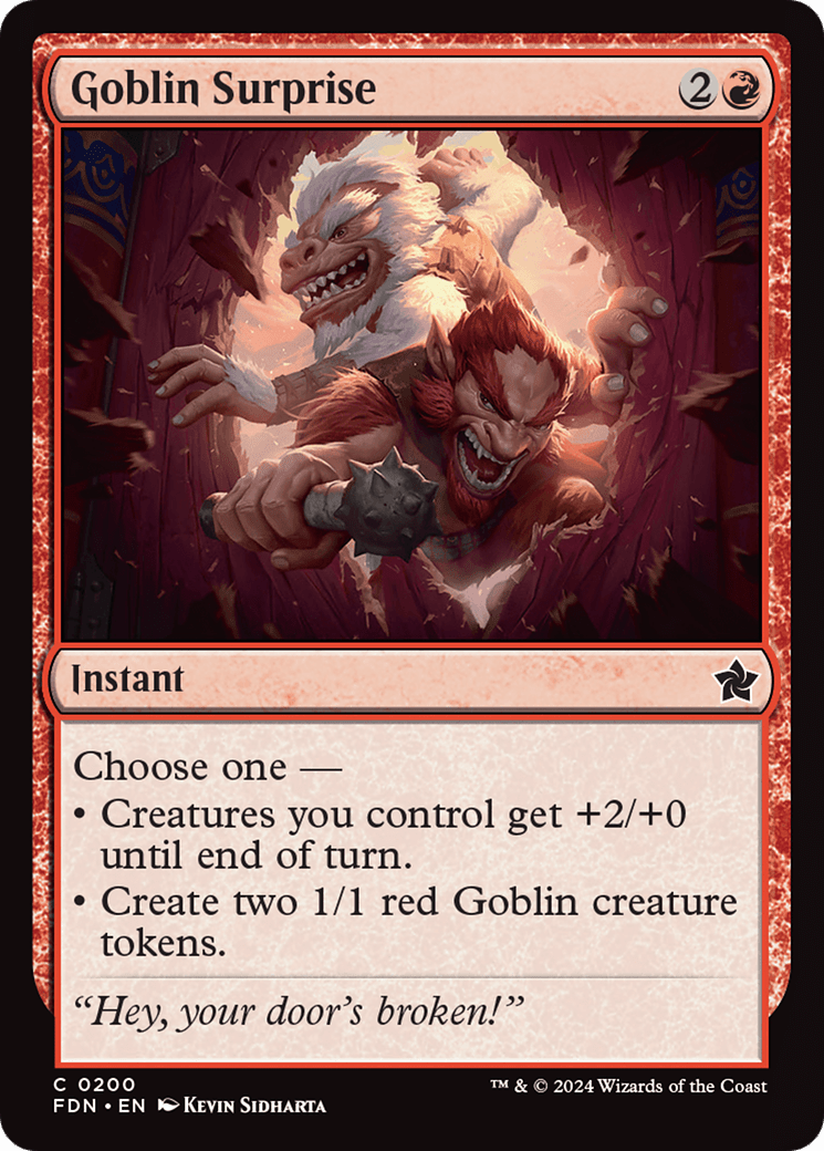 Goblin Surprise [Foundations] - Card Brawlers