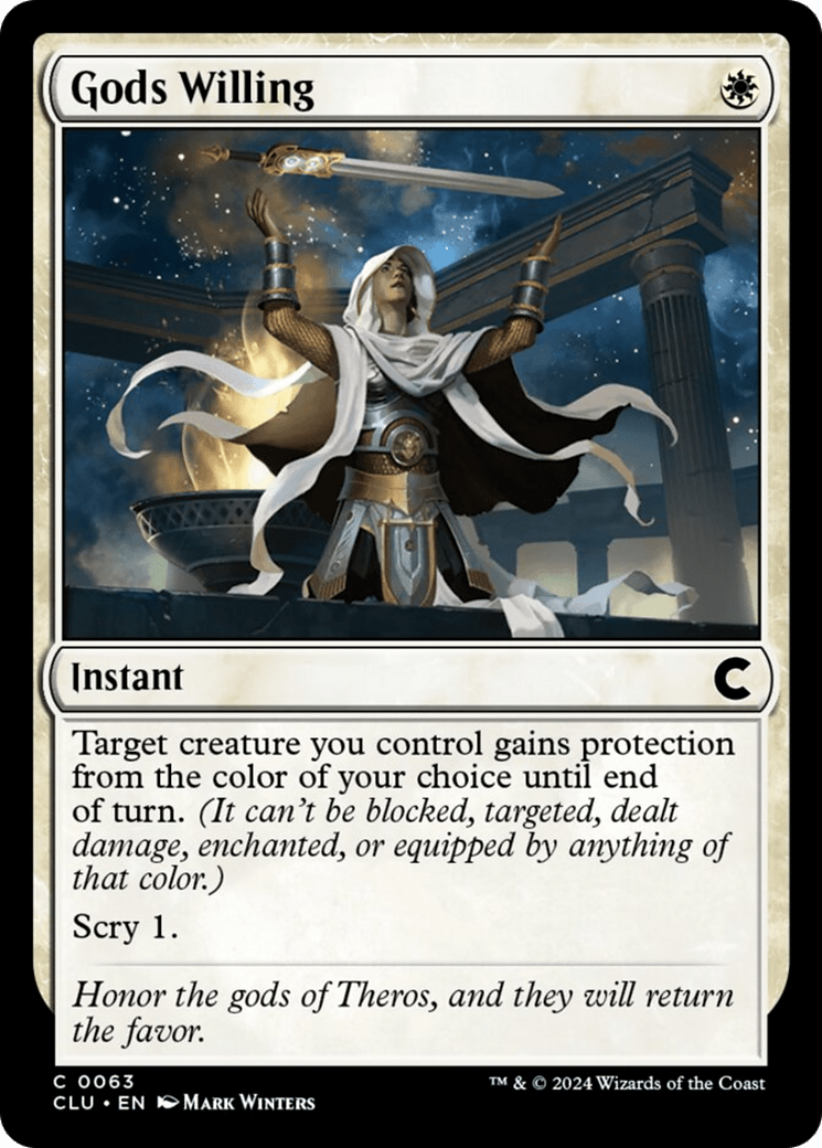 Gods Willing [Ravnica: Clue Edition] - Card Brawlers