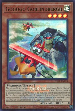 Gogogo Goblindbergh (Emblazoned) (26LP-EN020) - Limited Pack World Championship 2026 1st Edition - Card Brawlers