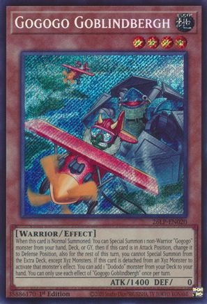 Gogogo Goblindbergh (Secret Rare) (26LP-EN020) - Limited Pack World Championship 2026 1st Edition - Card Brawlers