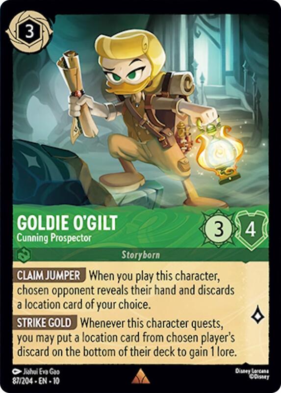 Goldie O'Gilt - Cunning Prospector (87/204) [Whispers in the Well] - Card Brawlers