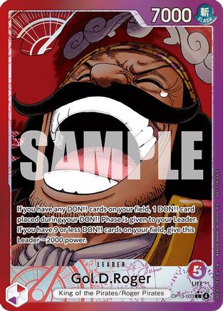 Gol.D.Roger (Jumbo) (OP13-003) - One Piece Promotion Cards - Card Brawlers