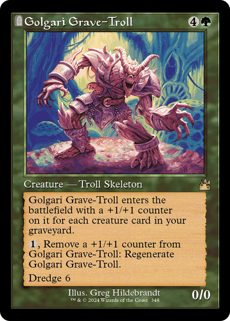 Golgari Grave - Troll (Retro Frame) [Ravnica Remastered] - Card Brawlers