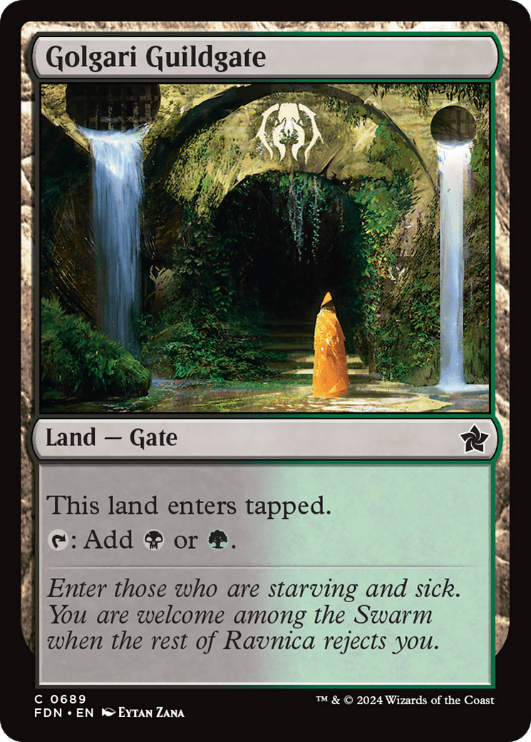 Golgari Guildgate [Foundations] - Card Brawlers