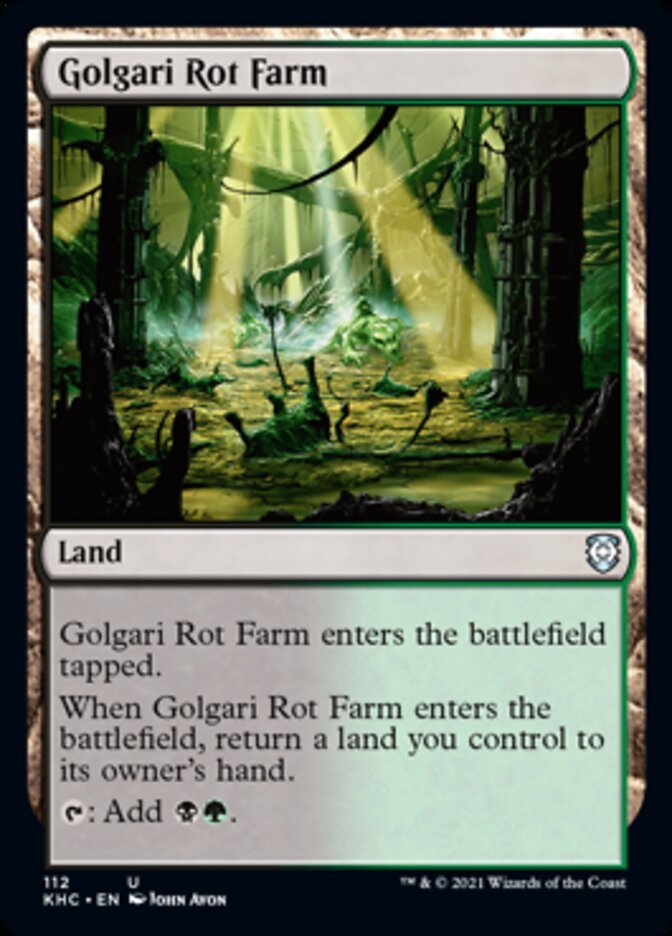 Golgari Rot Farm [Kaldheim Commander] - Card Brawlers