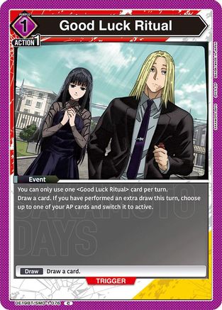 Good Luck Ritual (UE19BT/SMD-1-076) - UE19BT SAKAMOTO DAYS - Card Brawlers