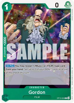 Gordon (OP13-024) - Carrying On His Will - Card Brawlers