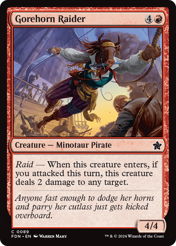 Gorehorn Raider [Foundations] - Card Brawlers
