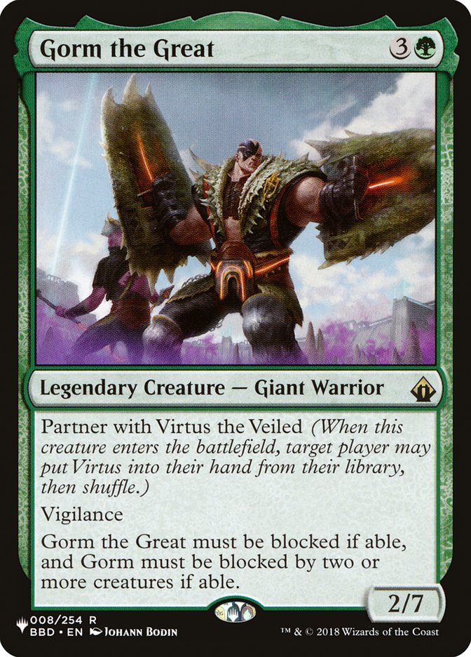 Gorm the Great [The List] - Card Brawlers
