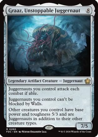 Graaz, Unstoppable Juggernaut (FDC-260) - Commander: Foundations - Card Brawlers