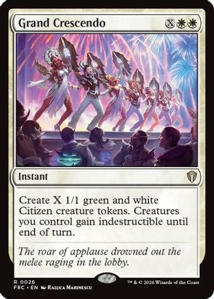 Grand Crescendo (FRC-026) - Commander: Reality Fracture - Card Brawlers