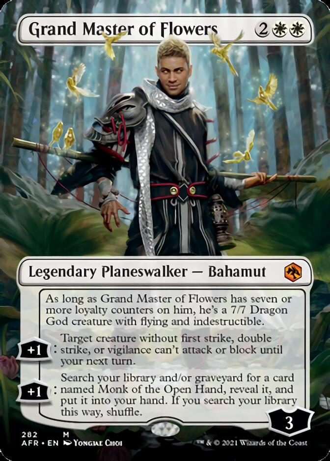 Grand Master of Flowers (Borderless) [Dungeons & Dragons: Adventures in the Forgotten Realms] - Card Brawlers