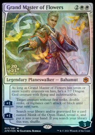 Grand Master of Flowers [Dungeons & Dragons: Adventures in the Forgotten Realms Prerelease Promos] - Card Brawlers