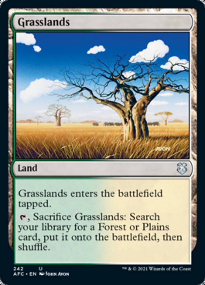 Grasslands [Dungeons & Dragons: Adventures in the Forgotten Realms Commander] - Card Brawlers