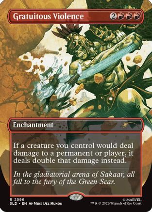 Gratuitous Violence (SLD-2596) - Secret Lair Drop Series - Card Brawlers