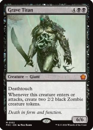 Grave Titan (FDC-102) - Commander: Foundations - Card Brawlers