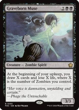 Graveborn Muse (FDC-103) - Commander: Foundations - Card Brawlers