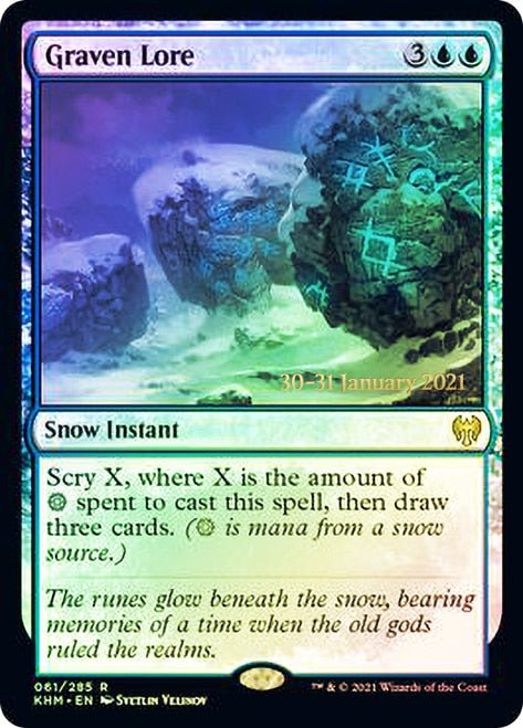 Graven Lore [Kaldheim Prerelease Promos] - Card Brawlers