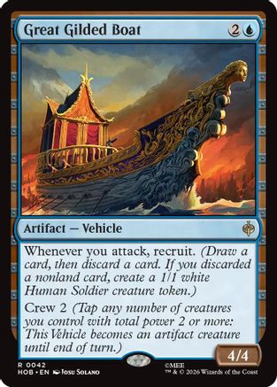 Great Gilded Boat (HOB-042) - The Hobbit - Card Brawlers
