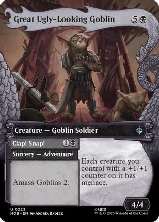 Great Ugly-Looking Goblin (Showcase) (HOB-223) - The Hobbit Foil - Card Brawlers