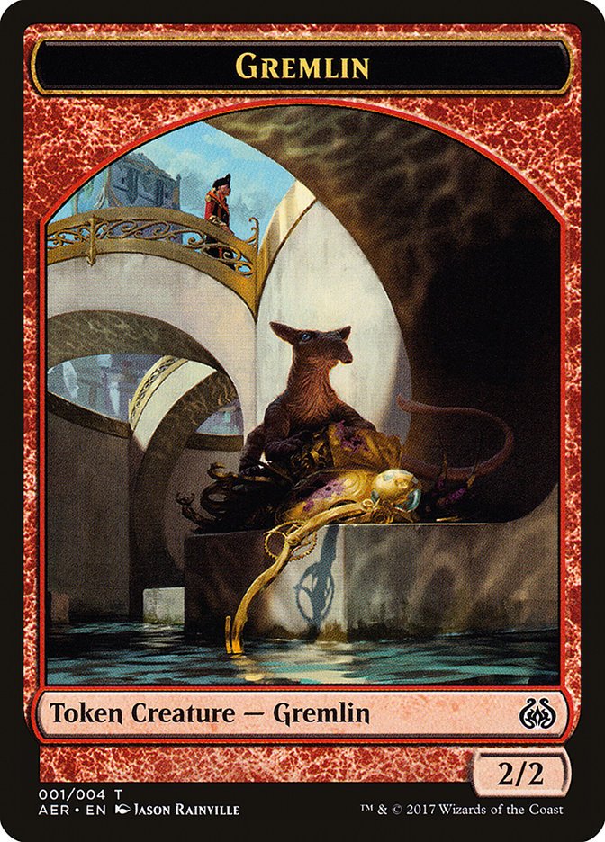 Gremlin Token [Aether Revolt Tokens] - Card Brawlers