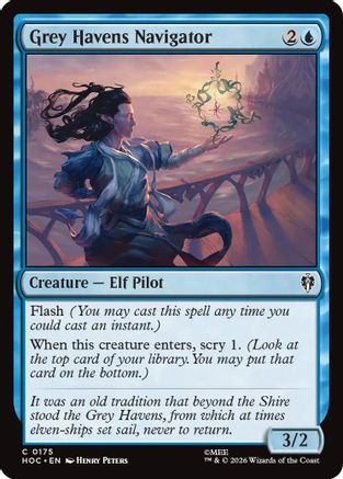 Grey Havens Navigator (HOC-175) - The Hobbit: Eternal-Legal - Card Brawlers