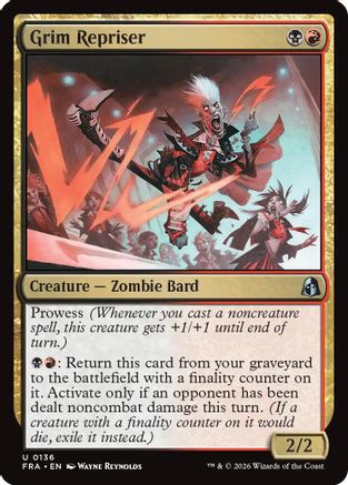 Grim Repriser (FRA-136) - Reality Fracture - Card Brawlers