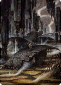 Grimclimb Pathway Art Card [Zendikar Rising Art Series] - Card Brawlers