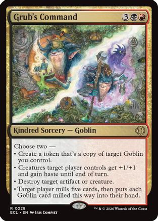 Grub's Command (PPECL-228) - Promo Pack: Lorwyn Eclipsed Foil - Card Brawlers