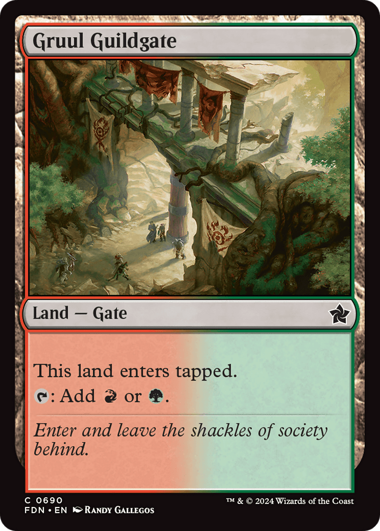 Gruul Guildgate [Foundations] - Card Brawlers