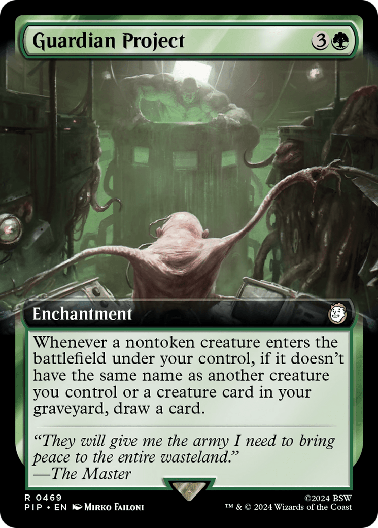 Guardian Project (Extended Art) [Fallout] - Card Brawlers