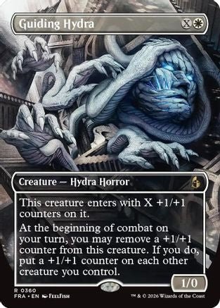 Guiding Hydra (Borderless) (FRA-360) - Reality Fracture Foil - Card Brawlers