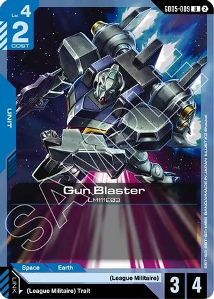 Gun Blaster (GD05-009) - Freedom Ascension - Card Brawlers