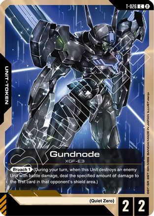 Gundnode (T-026) (T-026) - Freedom Ascension - Card Brawlers