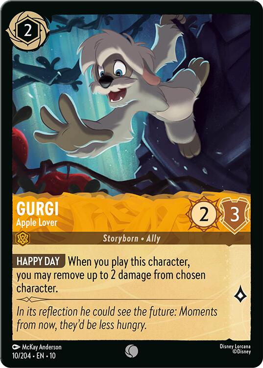 Gurgi - Apple Lover (10/204) [Whispers in the Well] - Card Brawlers