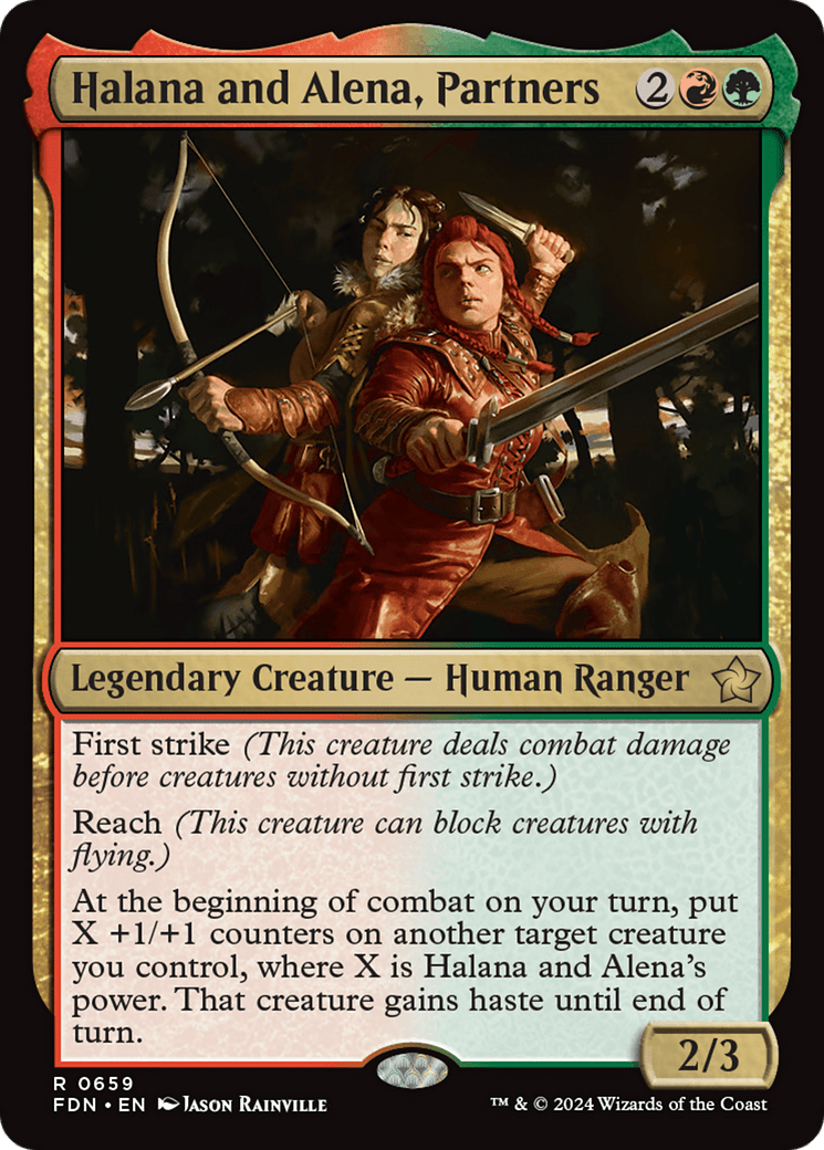 Halana and Alena, Partners [Foundations] - Card Brawlers