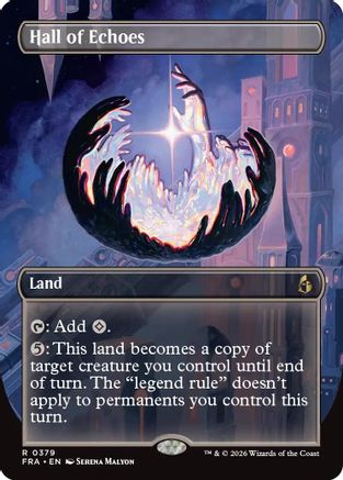 Hall of Echoes (Borderless) (FRA-379) - Reality Fracture Foil - Card Brawlers