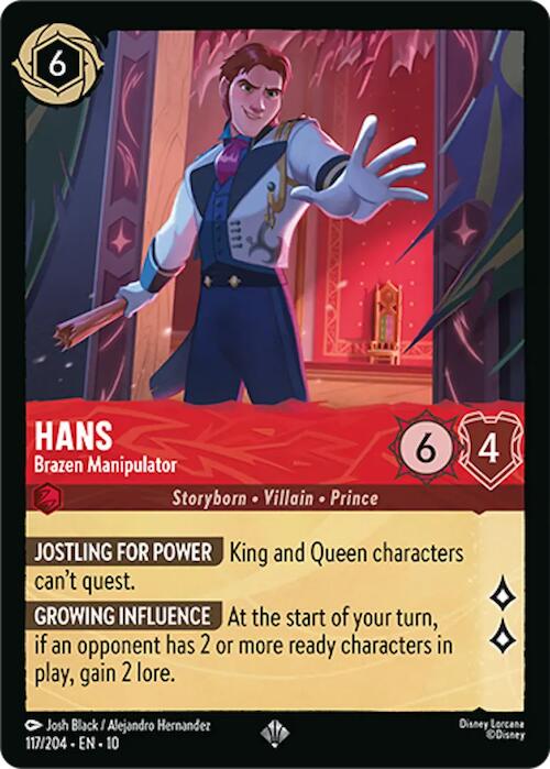Hans - Brazen Manipulator (117/204) [Whispers in the Well] - Card Brawlers