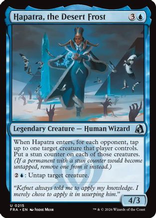 Hapatra, the Desert Frost (FRA-215) - Reality Fracture - Card Brawlers