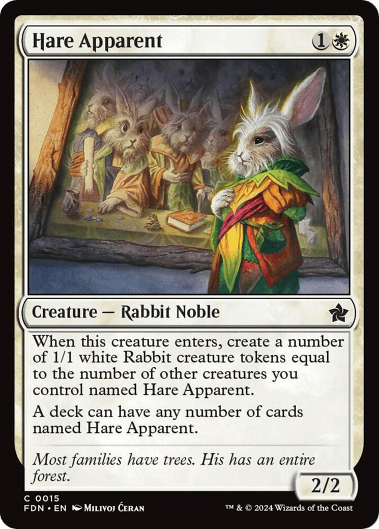Hare Apparent [Foundations] - Card Brawlers