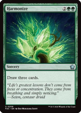 Harmonize (FDC-209) - Commander: Foundations - Card Brawlers