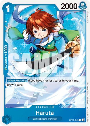 Haruta (OP13-045) - Carrying On His Will - Card Brawlers