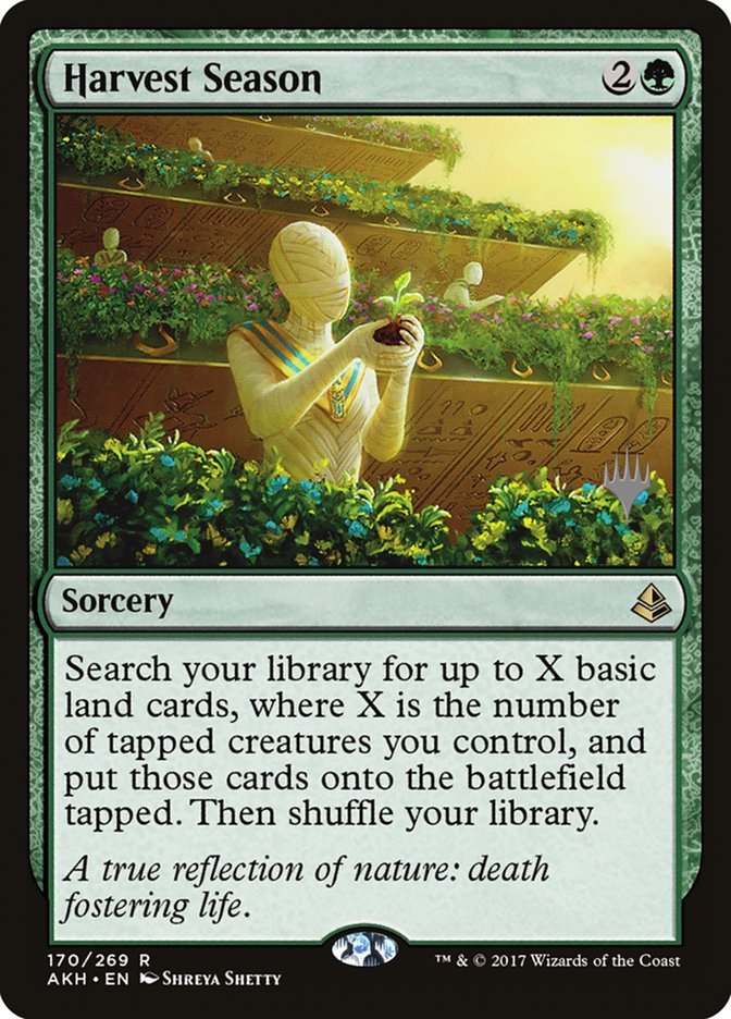 Harvest Season (Promo Pack) [Amonkhet Promos] - Card Brawlers