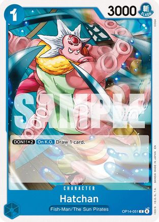 Hatchan (OP14-051) - The Azure Sea's Seven - Card Brawlers