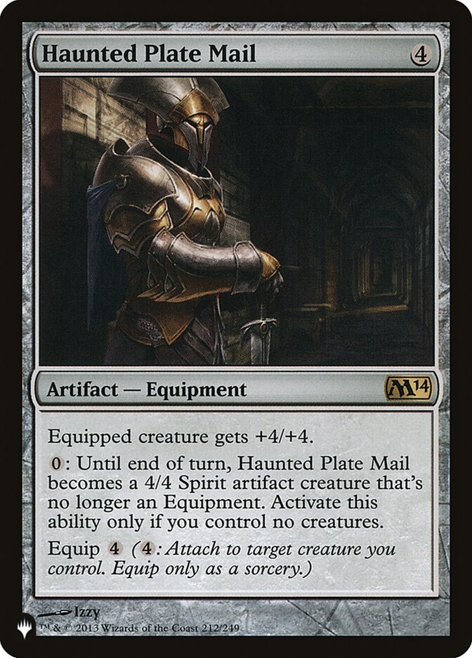 Haunted Plate Mail [The List] - Card Brawlers