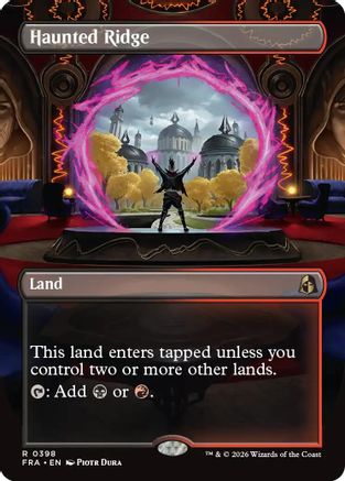 Haunted Ridge (Borderless) (FRA-398) - Reality Fracture - Card Brawlers