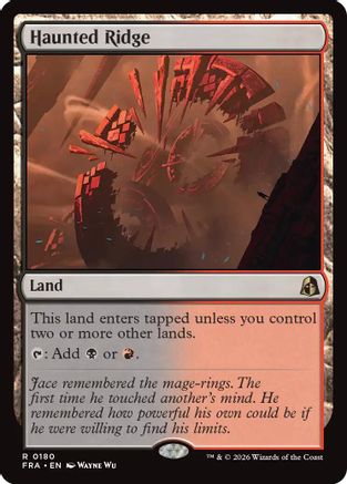 Haunted Ridge (FRA-180) - Reality Fracture - Card Brawlers